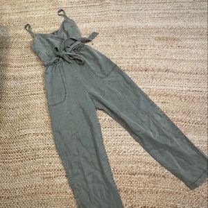 Abercrombie Tie-Waist utility Jumpsuit